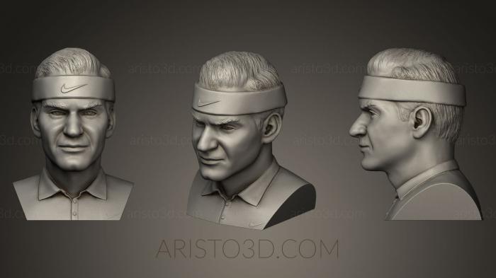 Busts and bas-reliefs of famous people (BUSTC_0532) 3D model for CNC machine